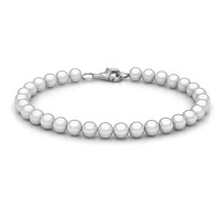 Personalised Freshwater Pearl Bracelet with Silver Clasp