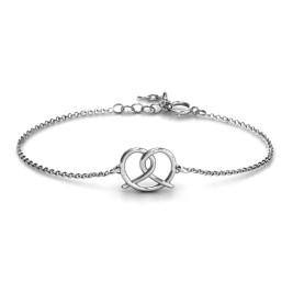 Personalised Love Knot Bracelet