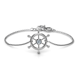 Personalised Ship's Wheel Bracelet