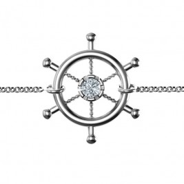 Personalised Ship's Wheel Bracelet