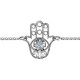 Personalised Upright Hamsa Bracelet