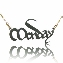 Magna Carta Style Acrylic Name Necklace