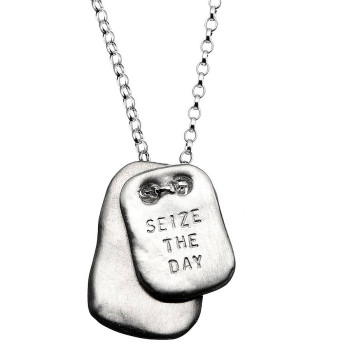 Mens Personalised Tablet Necklace Mens Personalised Tablet Necklace