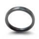 3mm Brushed Matte Flat Court Silver Wedding Ring