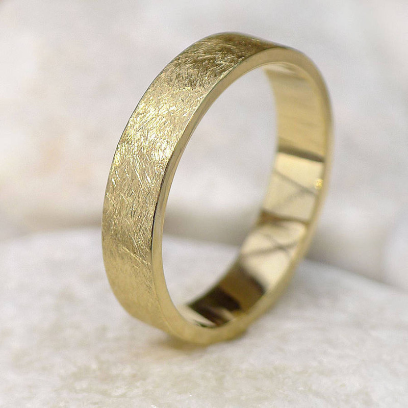 Men’s 5 mm Wedding Ring with Urban Finish Men’s 5 mm wedding ring with urban finish
