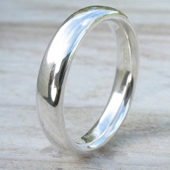 Handmade Comfort Fit Silver Ring Handmade Comfort Fit Silver Ring