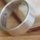 Pure And Simple Personalised Mens Ring