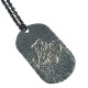 Personalised Oxydised Military Tag Necklace