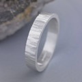 Roughed Up Textured Ring Roughed Up textured linear ring