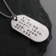 Personalised Solid Silver Identity Dog Tags