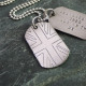 Personalised Solid Silver Identity Dog Tags