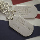 Personalised Solid Silver Identity Dog Tags