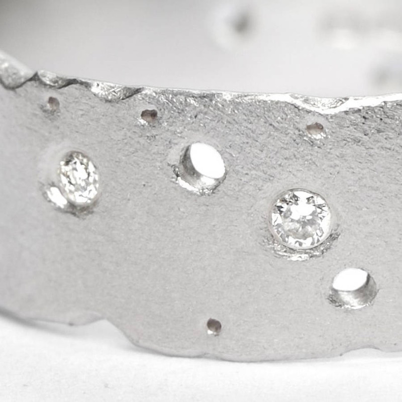 Diamond Ring Detail Close-up detail of diamond ring