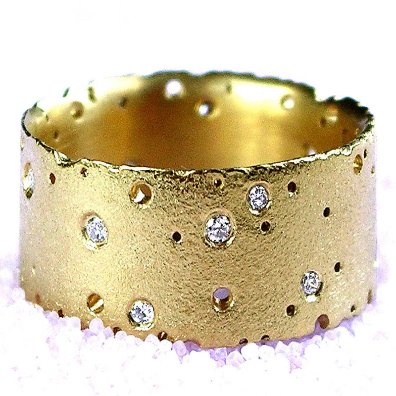 Handmade diamond ring product view