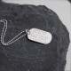 Personalised Solid Silver Identity Dog Tags