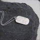 Personalised Solid Silver Identity Dog Tags