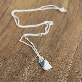 Additional Silver Curb Chain Necklace