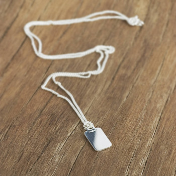 Additional Silver Curb Chain Necklace