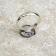 Fly Fishing Reel Ring Antiqued Pewter