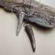 Antler Tip Silver Pendant