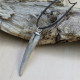 Antler Tip Silver Pendant