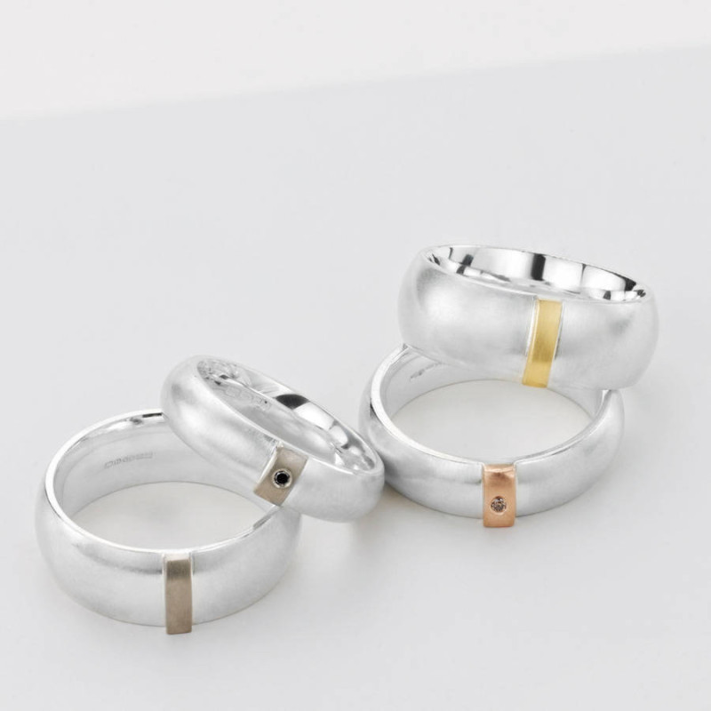 Black Diamond Linear Ring Black Diamond Linear Ring product image