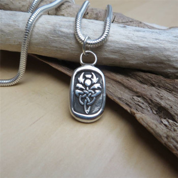 Celtic Thistle Pendant