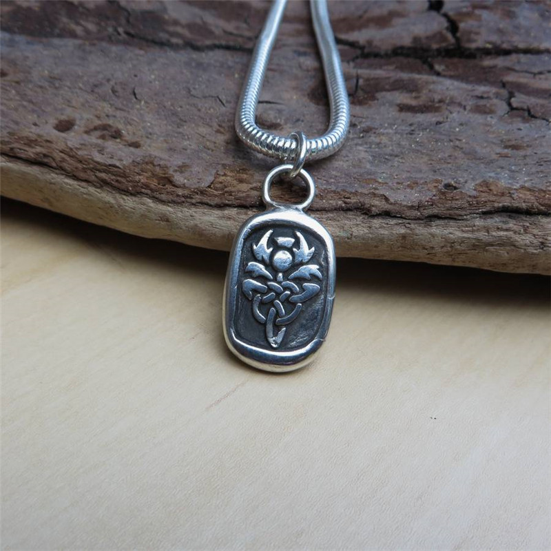 Celtic Thistle Pendant Gallery View Celtic Thistle Pendant gallery view