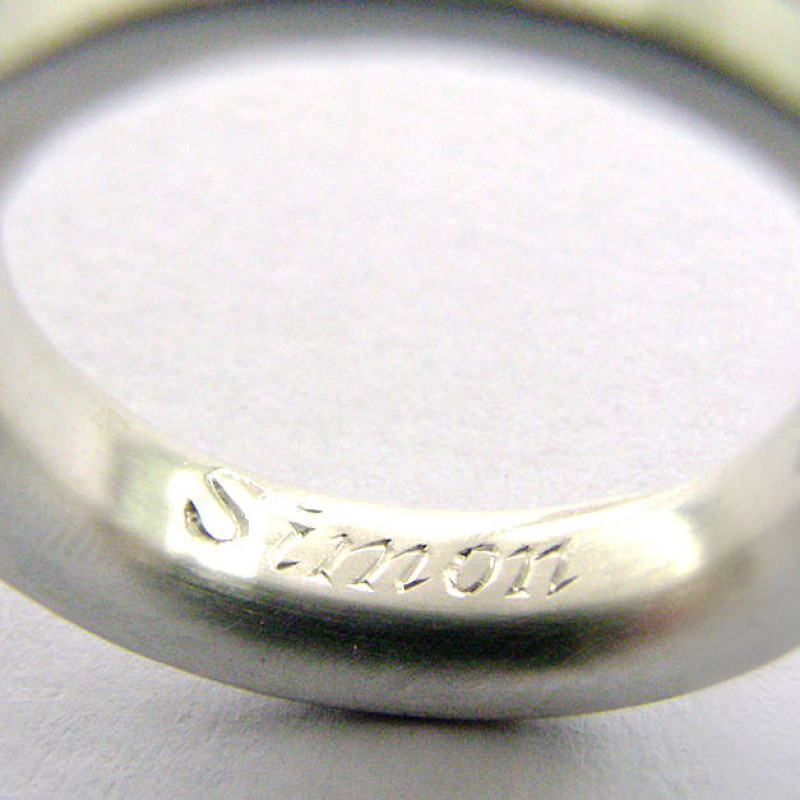 Chunky hammered ring product image