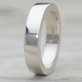 Handmade Chunky Mens Silver Ring