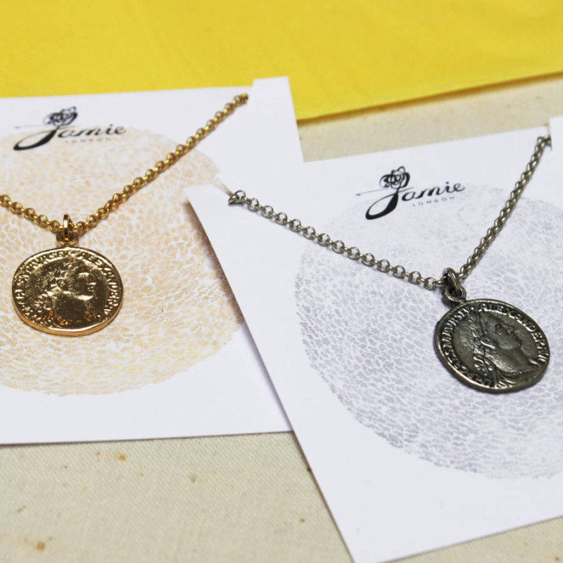 Coin Necklace - Gallery Image 2 Coin necklace gallery image