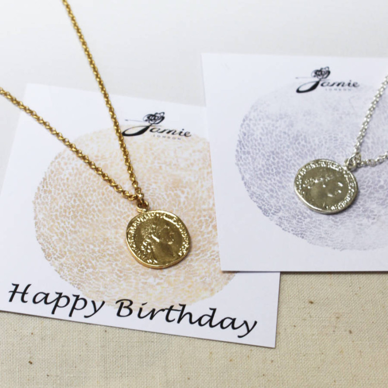 Coin Necklace - Gallery Image 5 Coin necklace gallery image