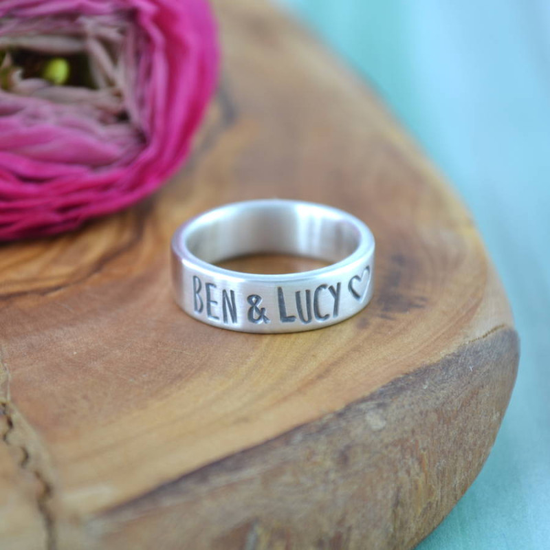 Couples personalised band product view