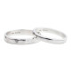 Sterling Silver D Shape Wedding Band