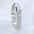 Diamond Cut Textured Sterling Silver Ring Diamond cut textured sterling silver ring product image