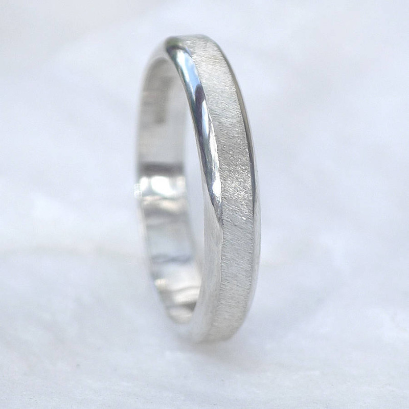 Diamond Cut Textured Sterling Silver Ring Diamond cut textured sterling silver ring product image