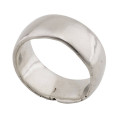 Domed Sand Cast Wedding Ring Domed sand cast wedding ring view