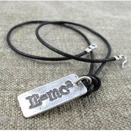 E=Mc² Silver Pendant Necklace