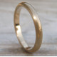 3mm Hammered Wedding Ring In 18ct Gold