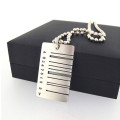 Wide Barcode Tag Pendant Wide Barcode Tag Pendant product view