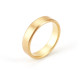 Gents Brushed Pillow Wedding Ring In 18ct Gold