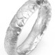 Gents Fish Scale Pattern Wedding Ring In 18ct Gold