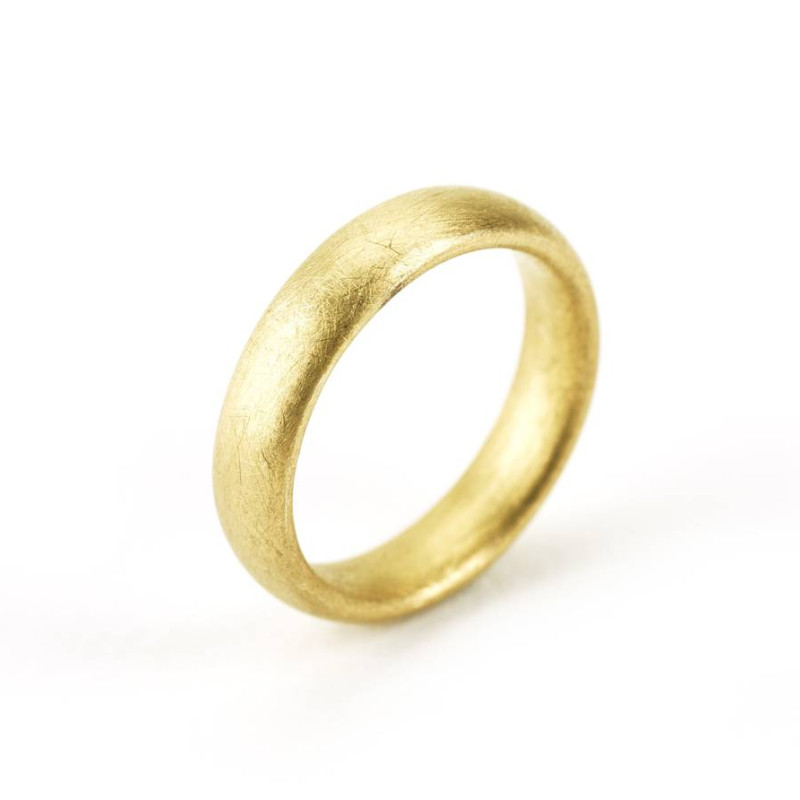 Gents Soft Pebble Wedding Ring product image