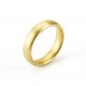 Gents Soft Pebble Wedding Ring 18ct Gold