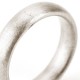 Gents Soft Pebble Wedding Ring 18ct Gold