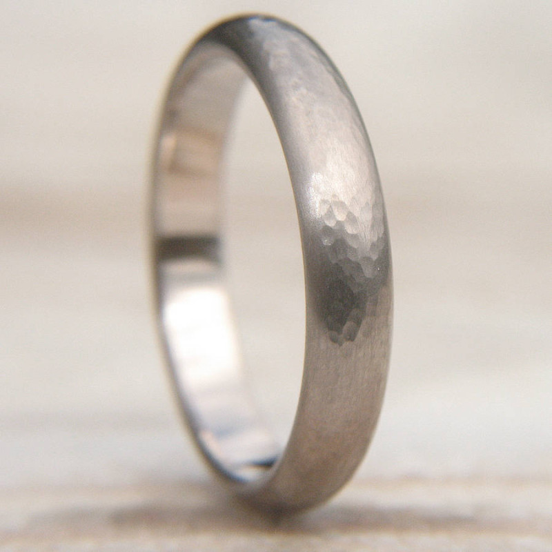 Hammered Wedding Ring Hammered wedding ring product image