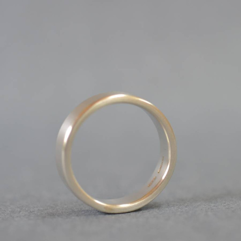 Handmade Satin Rectangular Wedding Ring Handmade satin rectangular wedding ring