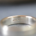 Handmade Satin Rectangular Wedding Ring Handmade satin rectangular wedding ring