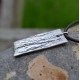 Handmade Silver Dog Tag Necklace