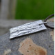 Handmade Silver Dog Tag Necklace